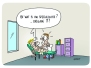 Cartoons voor wachtzaal kiné-praktijk